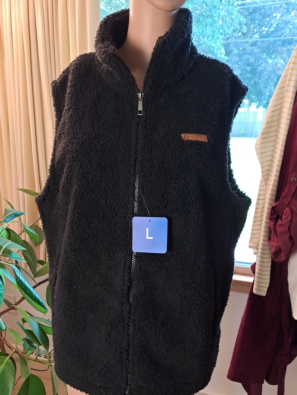 Sage Collective L Ptp 23"Cozy Sherpa Vest